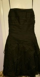 👠🕛Tadashi Shoji Chiffon strapless